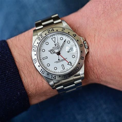 rolex explorer 2 40mm white|Rolex explorer 2 polar 40mm.